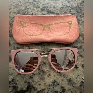 Two Chic Rose Colored Sunglasses